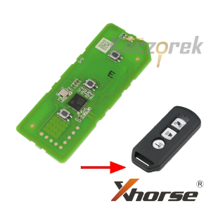 Xhorse 626 - XZBTM1EN - klucz surowy - pilot
